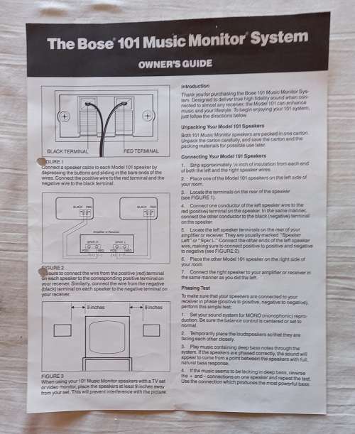 BOSE Speaker System white.