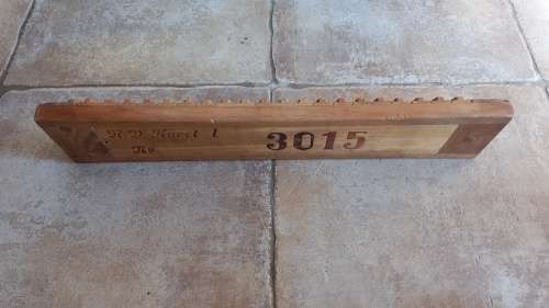 Antique Cigar wooden mould, stamped NV Karel 1.