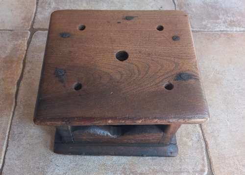 Antique (19th Century Dutch) Wooden Foot Warmer.