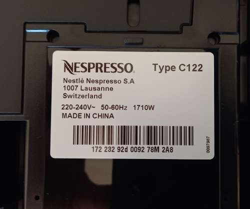 Nestle Nespresso C122 Red and Chrome Citiz and Milk Espresso Machine.