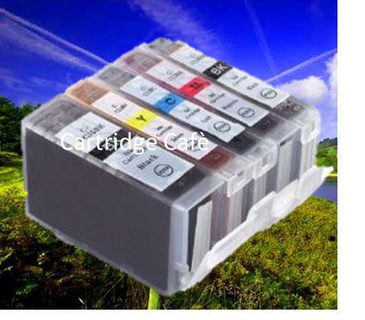 CANON PGI 5 COMPATIBLE SET, PGI5,CLI8 B/C/M/Y ALL 5