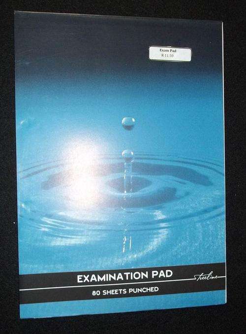 Treeline Exam Pad, 80 sheets, punched