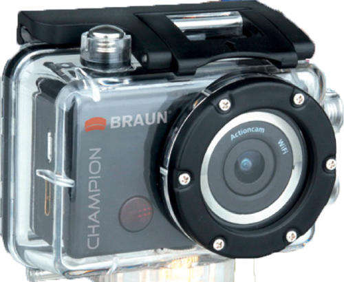 Braun Champion Action Camera - Full HD with Wi-Fi and Acessories