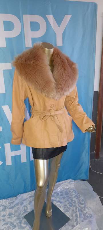 Real fur leather jacket new arrivals