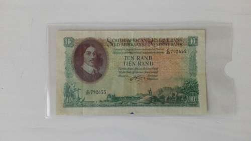 **G. Rissik** South African R10 Bank Note
