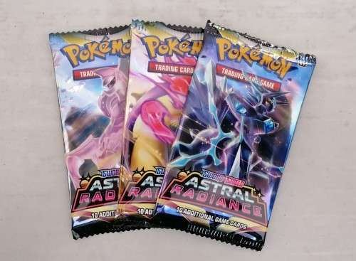 Pokemon Sword and Shield Astral Radiance Trading Card Packets