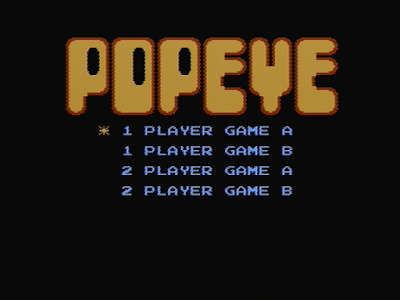 Vintage Game Cartridge - Popeye