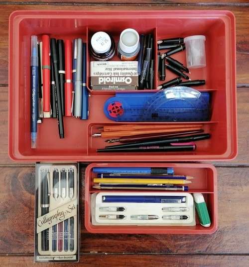 Caligraphy Set on Auction