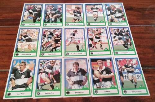 Collection of 1992 Rugby Trading Cards - Natal