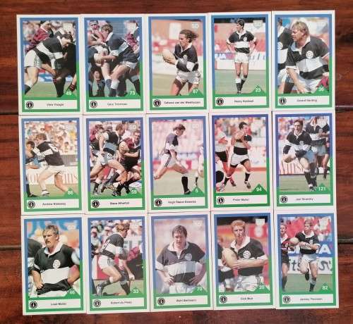 Collection of 1992 Rugby Trading Cards - Natal