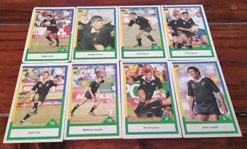 Collection of 1992 Rugby Trading Cards -  New Zealand