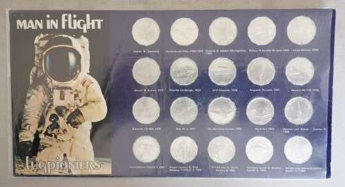 SHELL 1969 -  Man in Flight / Lugpioniers Tokens - Complete Set