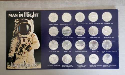 SHELL 1969 -  Man in Flight / Lugpioniers Tokens - Complete Set