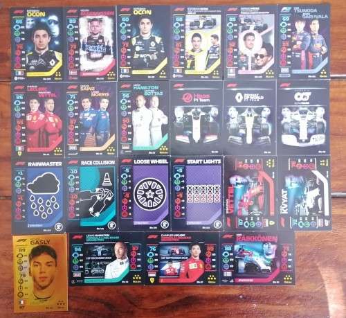 Collection of Formula 1 Trading Cards - Turbo Attax