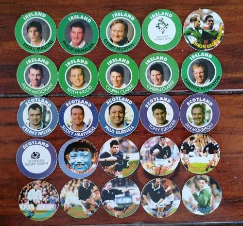 Collection of 1995 Rugby World Cup Slamas - Ireland / Scotland
