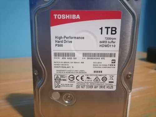 Toshiba 1TB HDD
