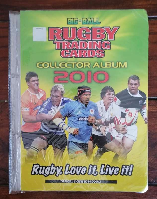 Complete 2010 Big Ball Rugby Trading Cards Collection in Official Binder