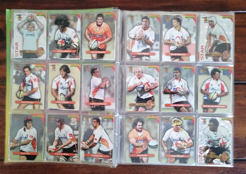 Complete 2010 Big Ball Rugby Trading Cards Collection in Official Binder