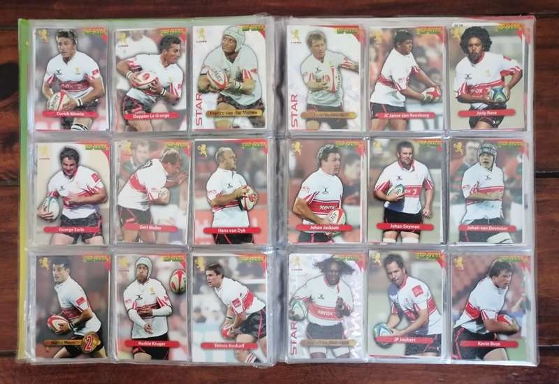 Complete 2010 Big Ball Rugby Trading Cards Collection in Official Binder
