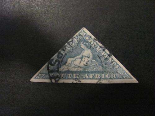 South Africa Four Pence Triangle Stamp