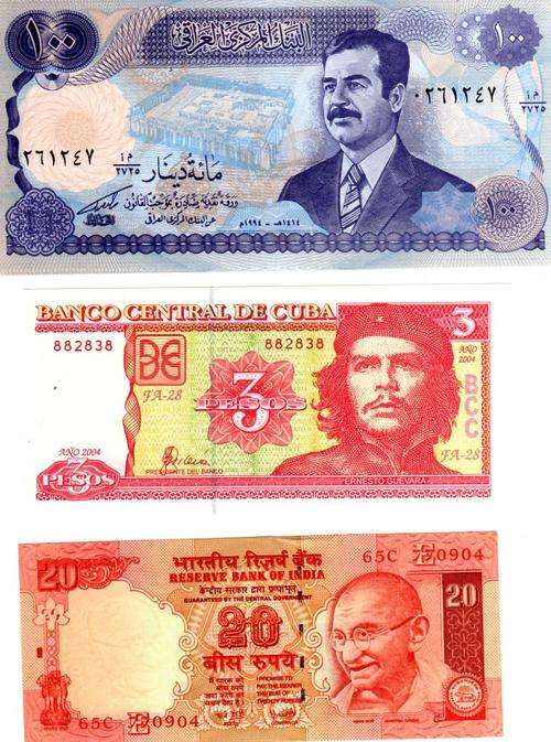 Collection of International Bank Notes **Cazy R1 Start**