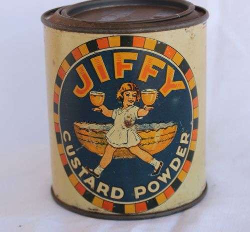 JIFFY CUSTARD POWDER TIN