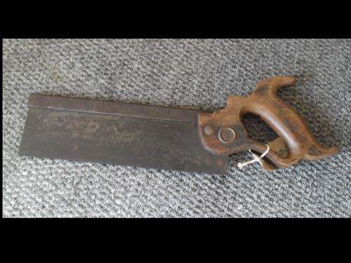 OLD WOODEN SAW