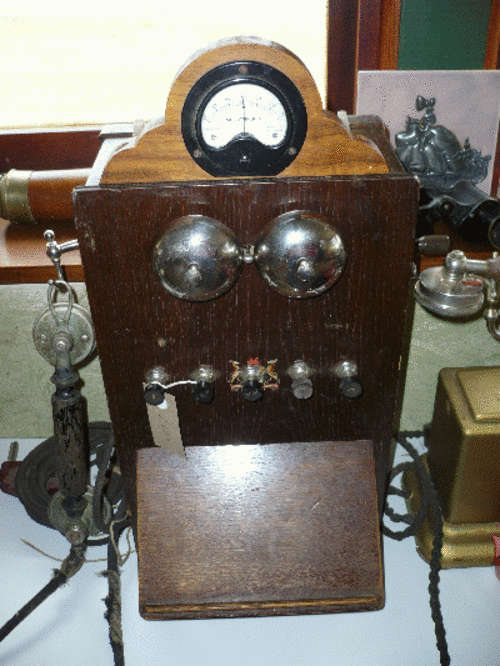 OLD WOODEN  TELEPHONE