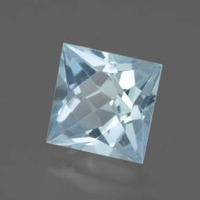 Natural Mined Square Topaz Sky 6.10mm 1.170cts