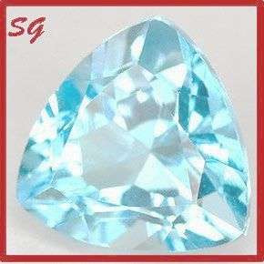 Natural Mined Trillion Topaz Sky 3.85mm 0.255cts