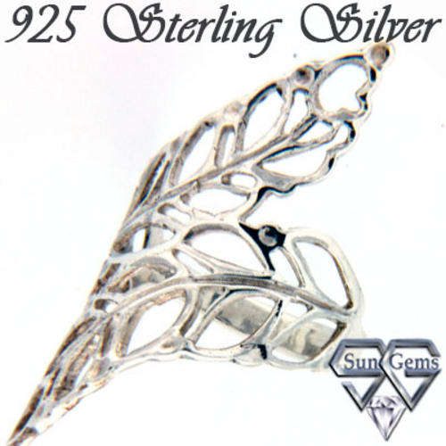 Solid 925 Sterling Silver & CZ ring size 6.5# +3.16g