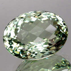 Natural Mined Green Amethyst  4.0x3.0mm 0.160cts