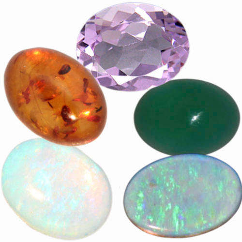 COLLECTORS DREAM   ***   5 different Gemstones, all 100% natural  ***   1.80cts in total