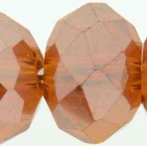 SADDLE BROWN CRYSTAL BEADS