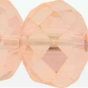 LIGHT PEACH CRYSTAL BEADS