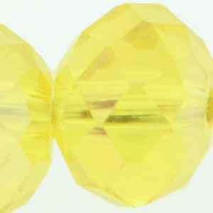 LIGHT YELLOW CRYSTAL BEADS