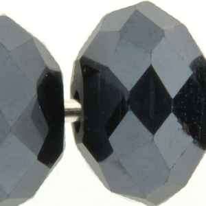 BLUE BLACK CRYSTAL BEADS