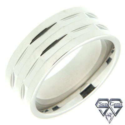Solid Stainless Steel ring size 7# + 6.04g