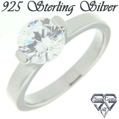 Solid 925 Sterling Silver ring size 7# + 2.38g
