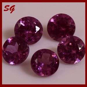 Natural Mined Rhodolite 2.6mm 0.490cts