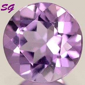 Natural Mined Brazilian Amethyst 7.20mm 1.330cts