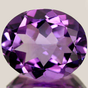 Natural Mined African Amethyst 6.9x5.1mm 0.660cts