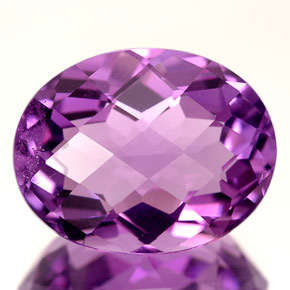 Natural Mined Oval African Amethyst 4.9x3.0mm 0.235cts