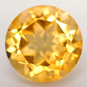 Natural Mined Round Citrine 5.10mm 0.505cts