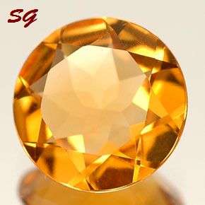Natural Mined  Citrine 6.00mm 0.830cts