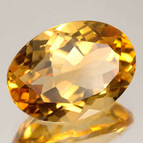 Natural Mined Oval Citrine 5.8x3.8mm 0.270cts