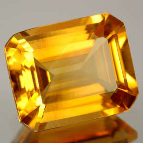 Natural Mined Octagon Citrine 7.3 x 5.2mm 0.800cts