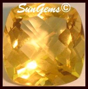 Natural Mined Cushion Citrine 7.90mm 2.700cts