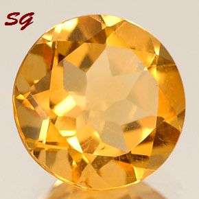 Natural Mined Round Citrine 4.12mm 0.230cts