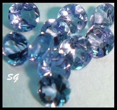 Natural Mined Tanzanite, 1.9mm, 0.320cts (parcel of 10 gems)